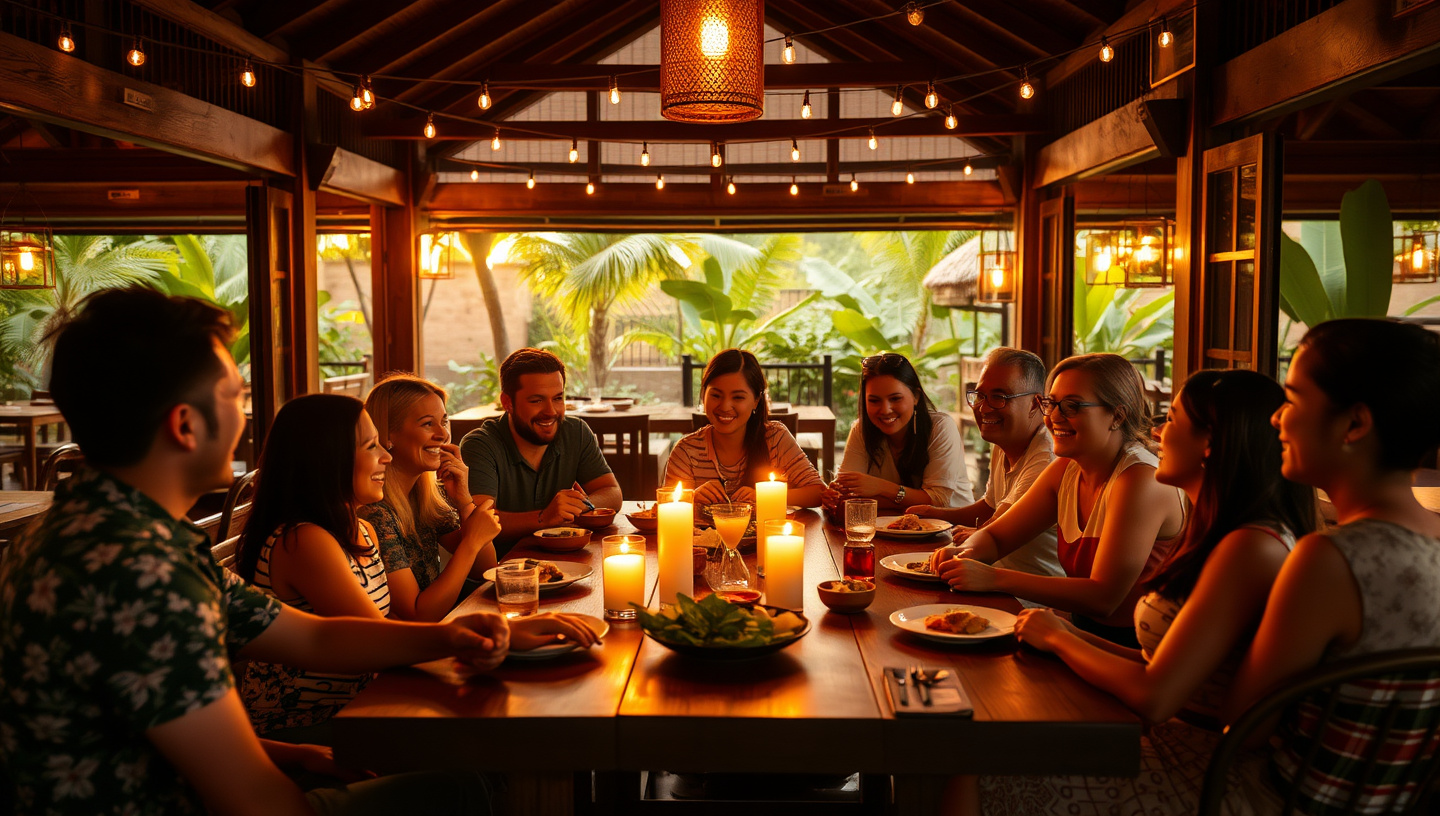 Expat community gathering in Thailand