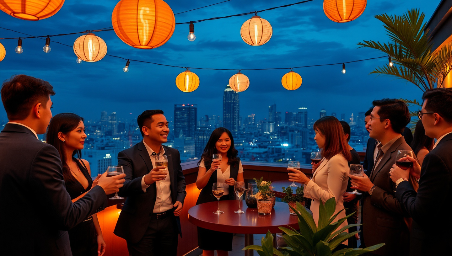 Expat networking event in Thailand